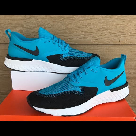 Nike Odyssey React 2 FK Running Shoe Blue Lagoon - Picture 2 of 10